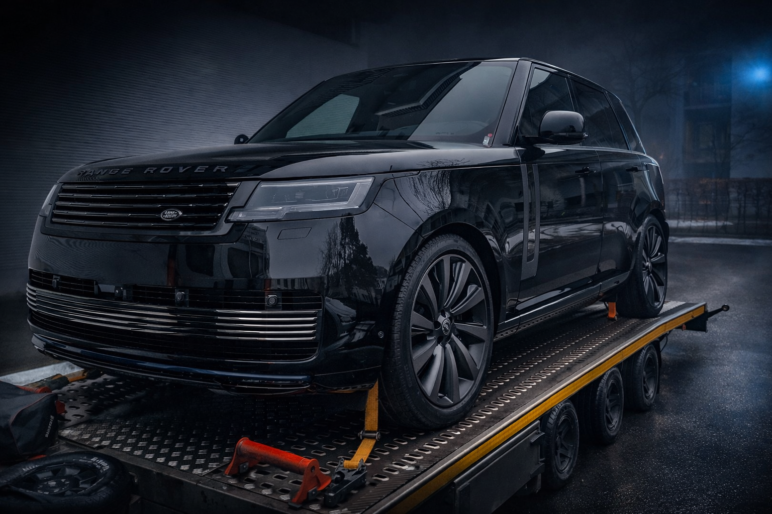 Premium SUV im Transport – sicher und zertifiziert